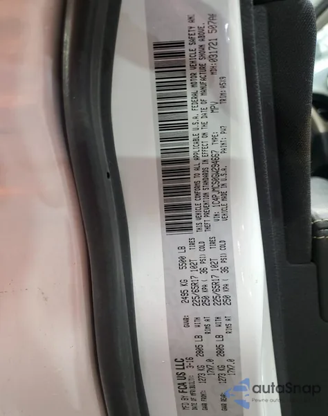 2016 Jeep Cherokee Latitude из США, поврежденный, VIN 1C4PJMCS0GW294667